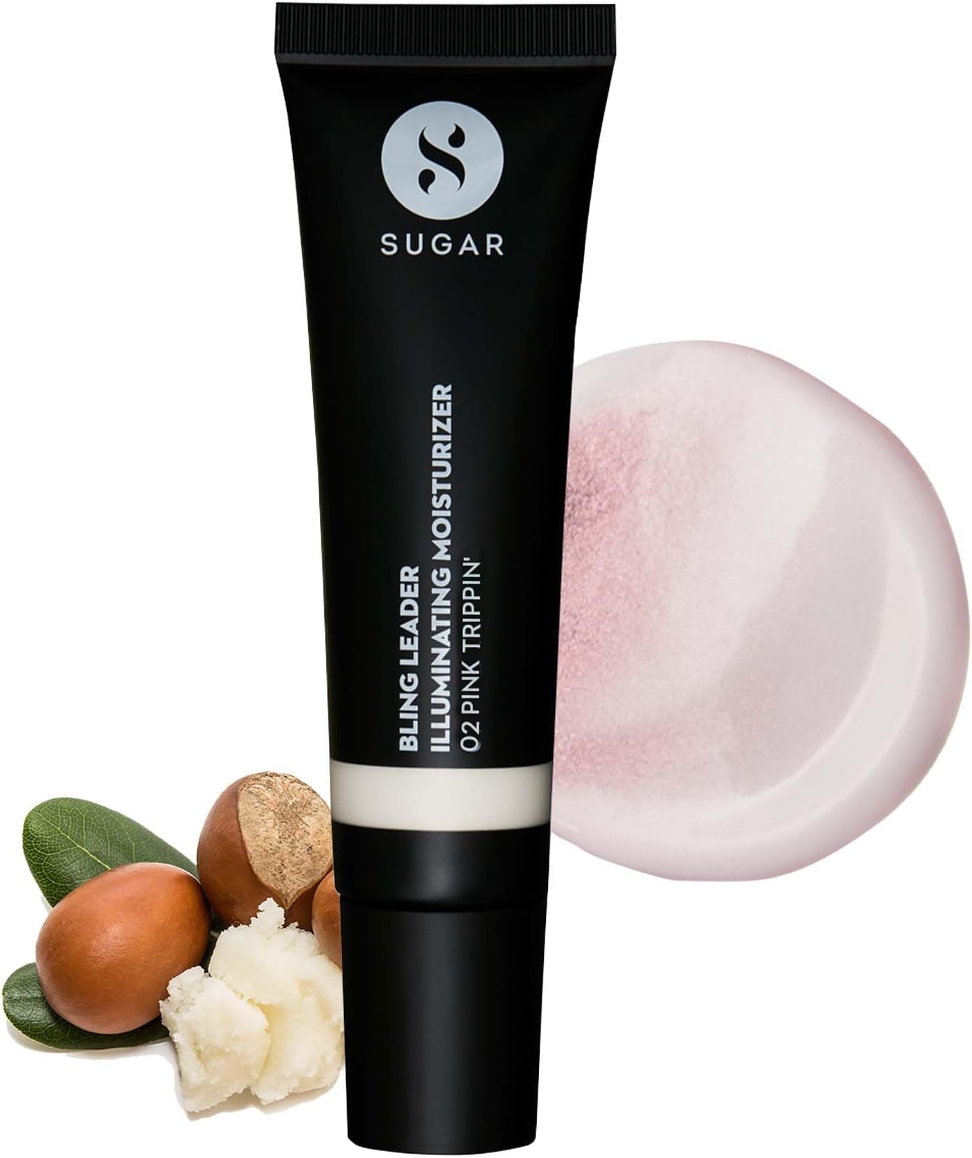 SUGAR Cosmetics Bling Leader Illuminating Moisturizer - 02 Pink Trippin' - Cool pink with a pearl finish Highlighter, Protection Against Pollution