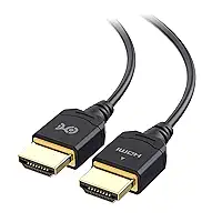 Cable Matters [Certificado HDMI de ultra alta velocidade] Cabo HDMI 2.1 ultrafino de 48 Gbps - 1,5 m, suporta [8K @60Hz, 4K @240Hz, HDR e Dolby Vision], cabo HDMI 2.1 fino para PS5, Xbox Series X/S