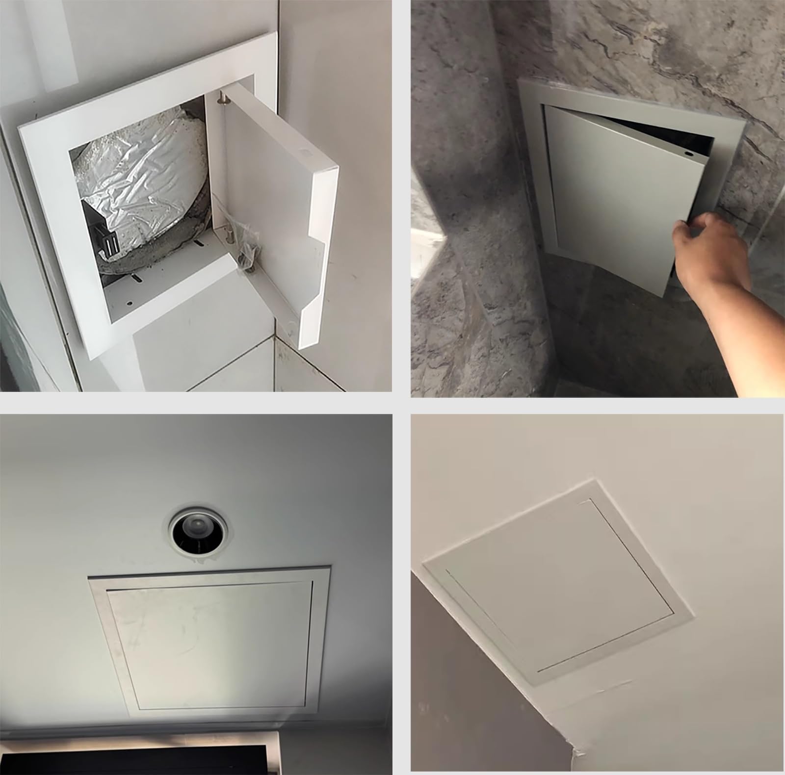 Pokrywa konserwacyjna małych i dużych ścian, drzwi rewizyjne, panel dostępu 350 x 350 mm, drut serwisowy pokrywa otworu serwisowego 20 x 25 15 x 15 20 x
