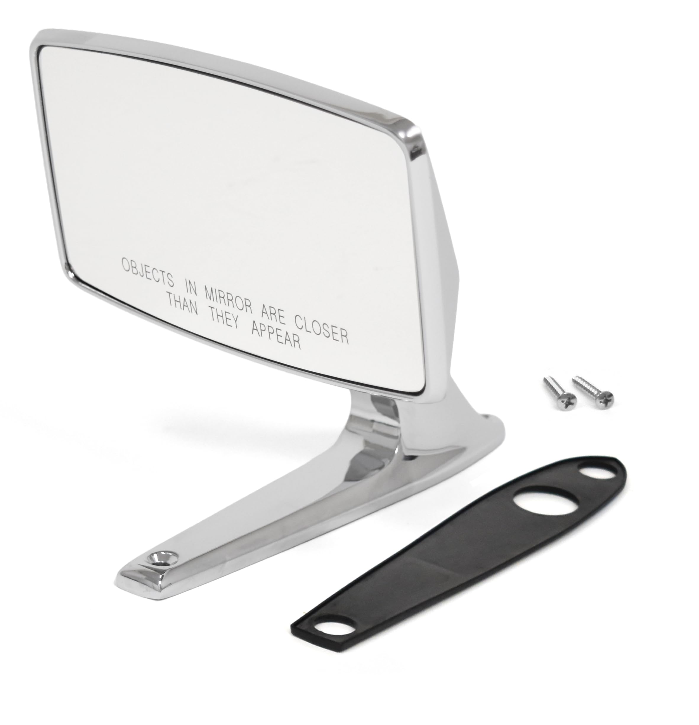Amazon.com: Outside Mirror Chrome Passenger Side With Convex Glass