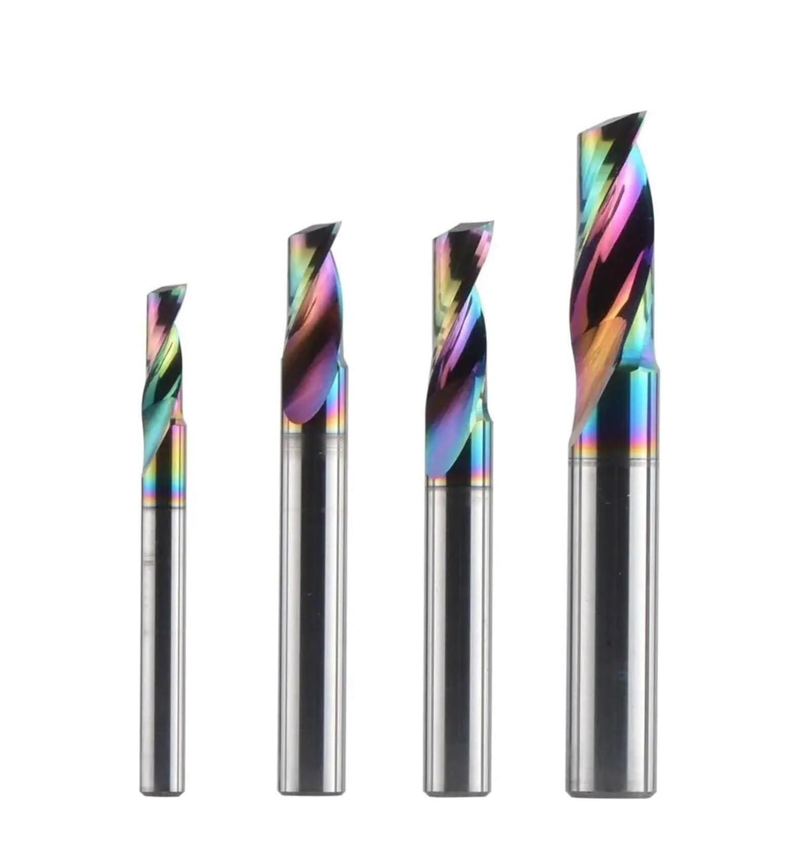 Frez trzpieniowy z węglików spiekanych z pojedynczym rowkiem Frez trzpieniowy z powłoką DLC do aluminium Drewno Akryl 1 szt(DSA1F-D3.1-L08)