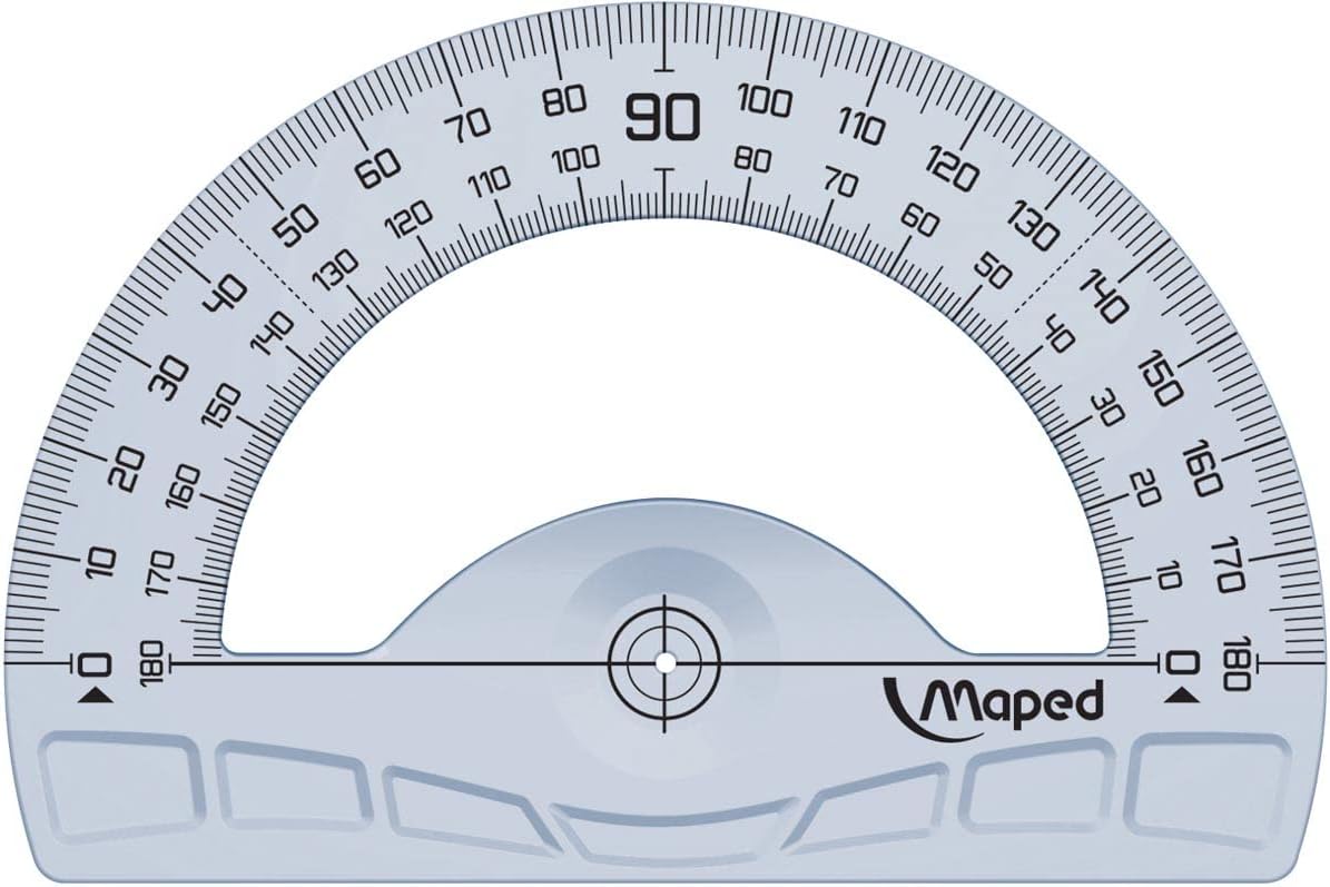 Maped 180 Degree Geometric Goniometro, 12cm (242180)