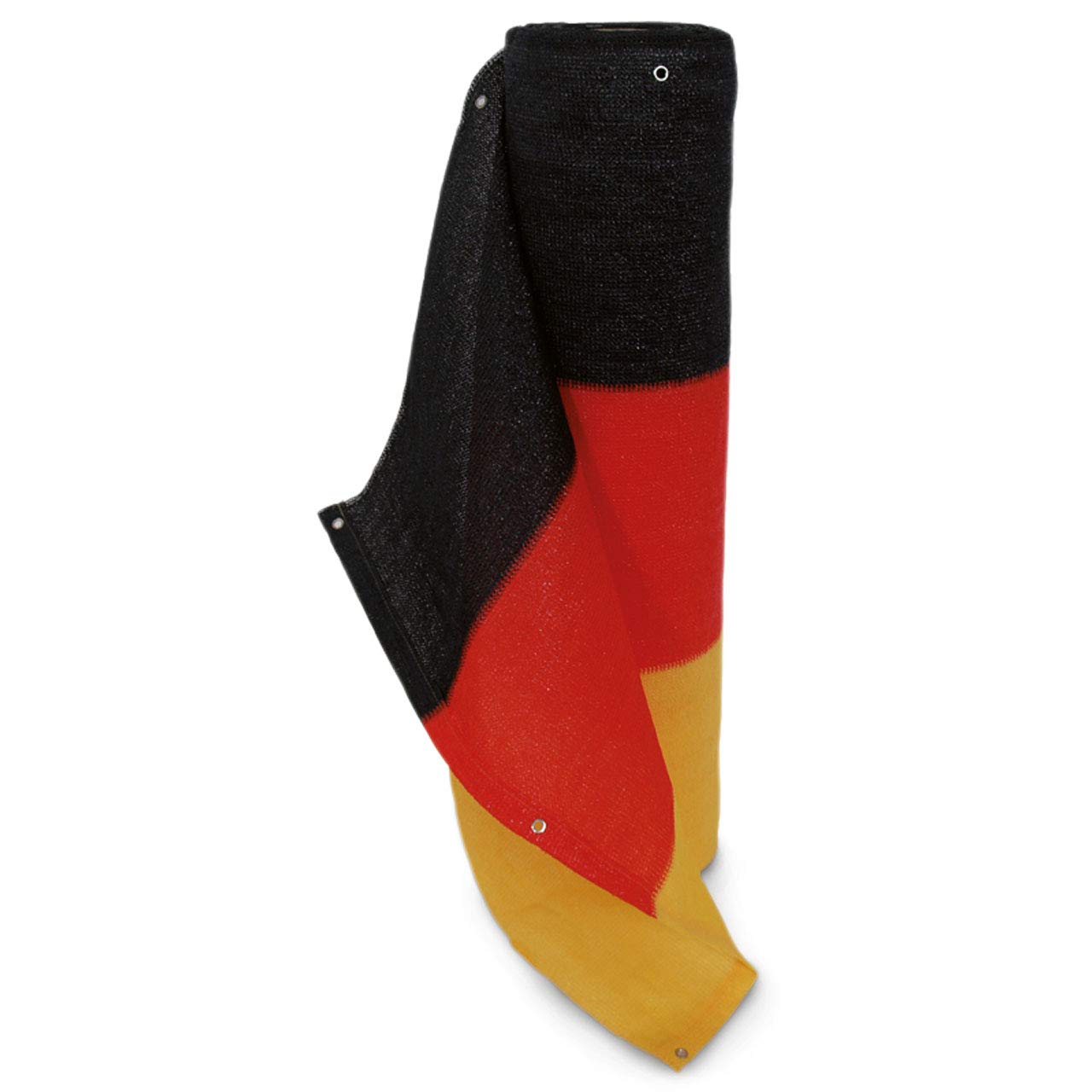Videx PE-Balkonbespannung schwarz-rot-Gold, Deutschland, 90 x 500cm