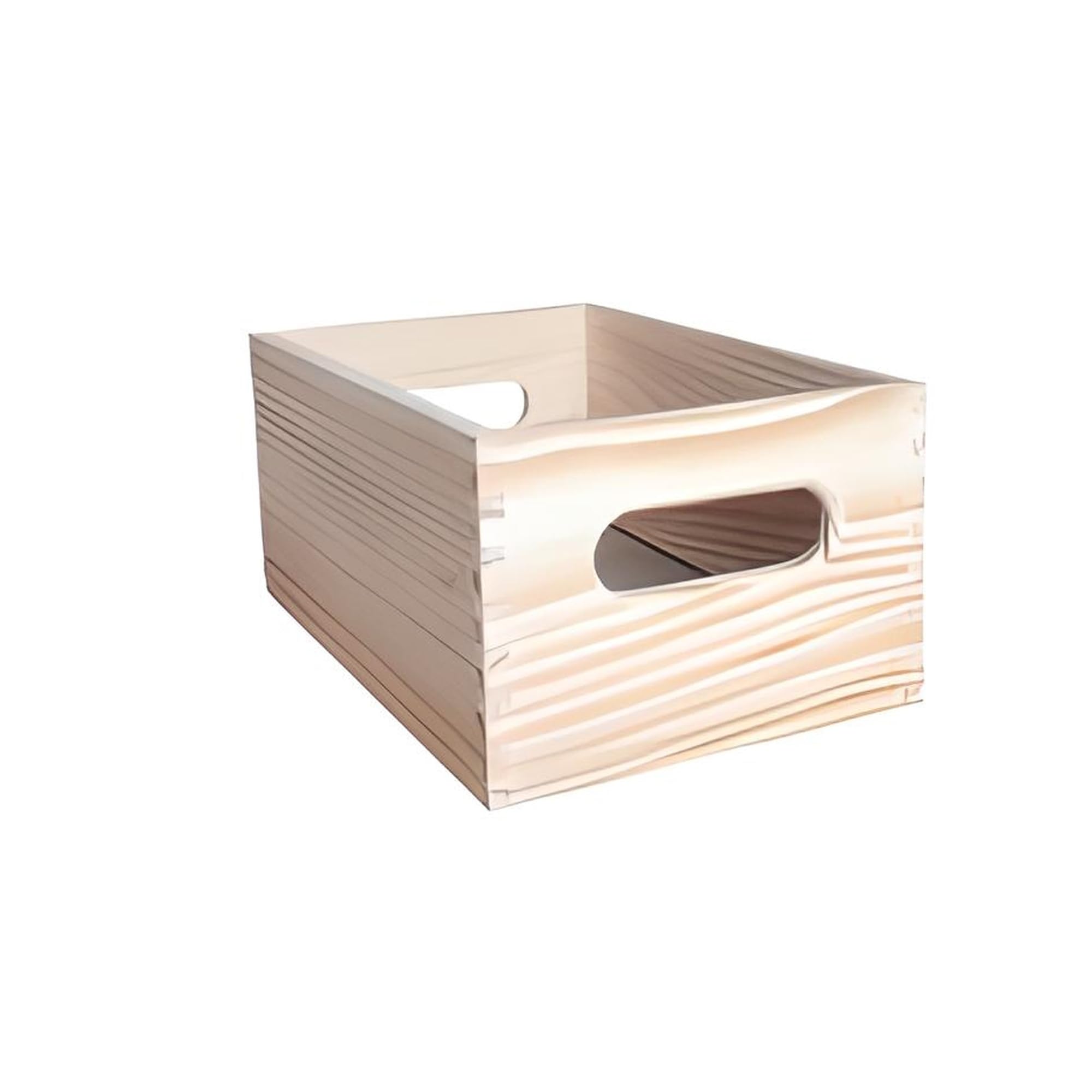 Aranaz Stackable Solid Pine Storage Box 30cm x 20cm x 15cm