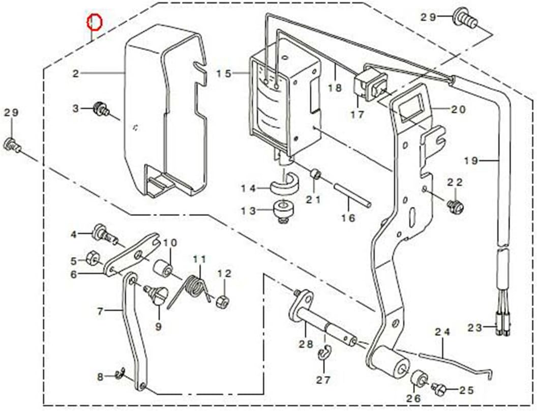ckpsms 1 Set #229-55553 Wiper Components for JUKI DDL-8500-7 8700-7 5550-7 5430N 5430N-7