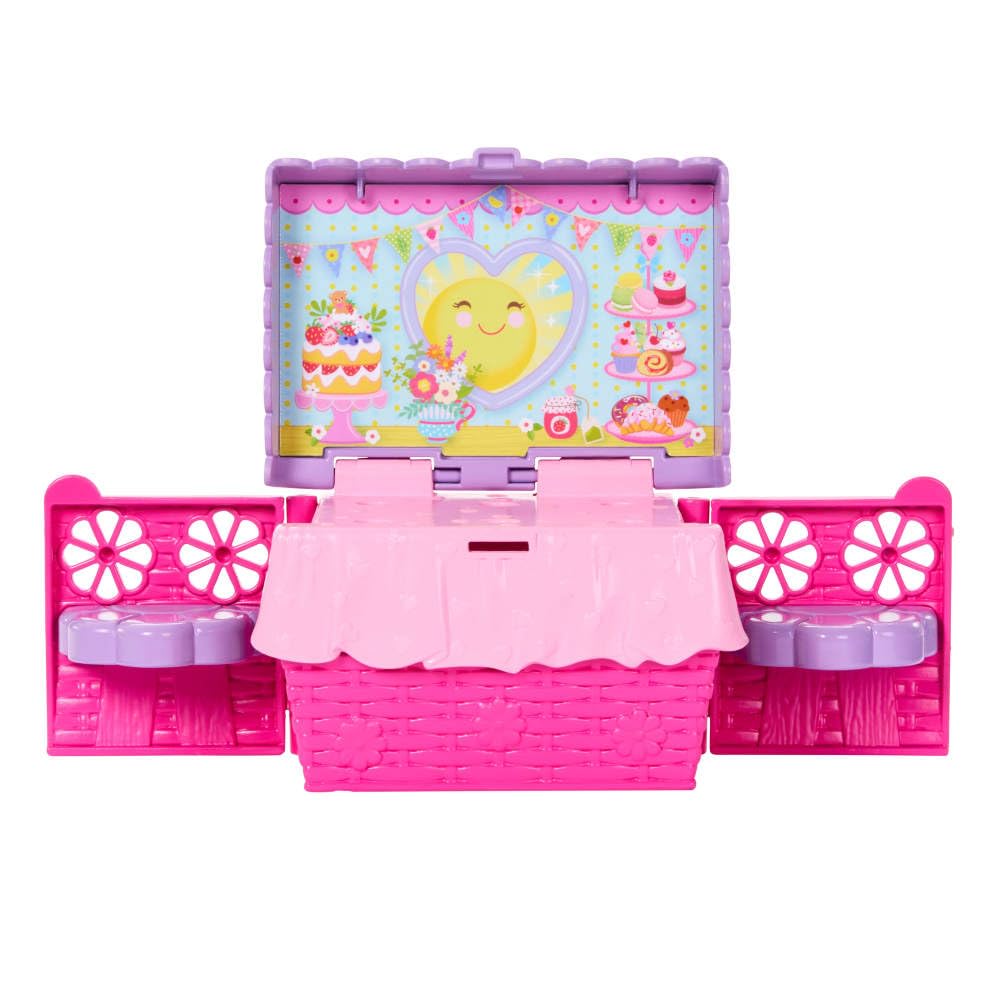 Barbie Family & Friends Club Chelsea Pop-Up Tea Party Playset with Blonde Small Doll - Image 4