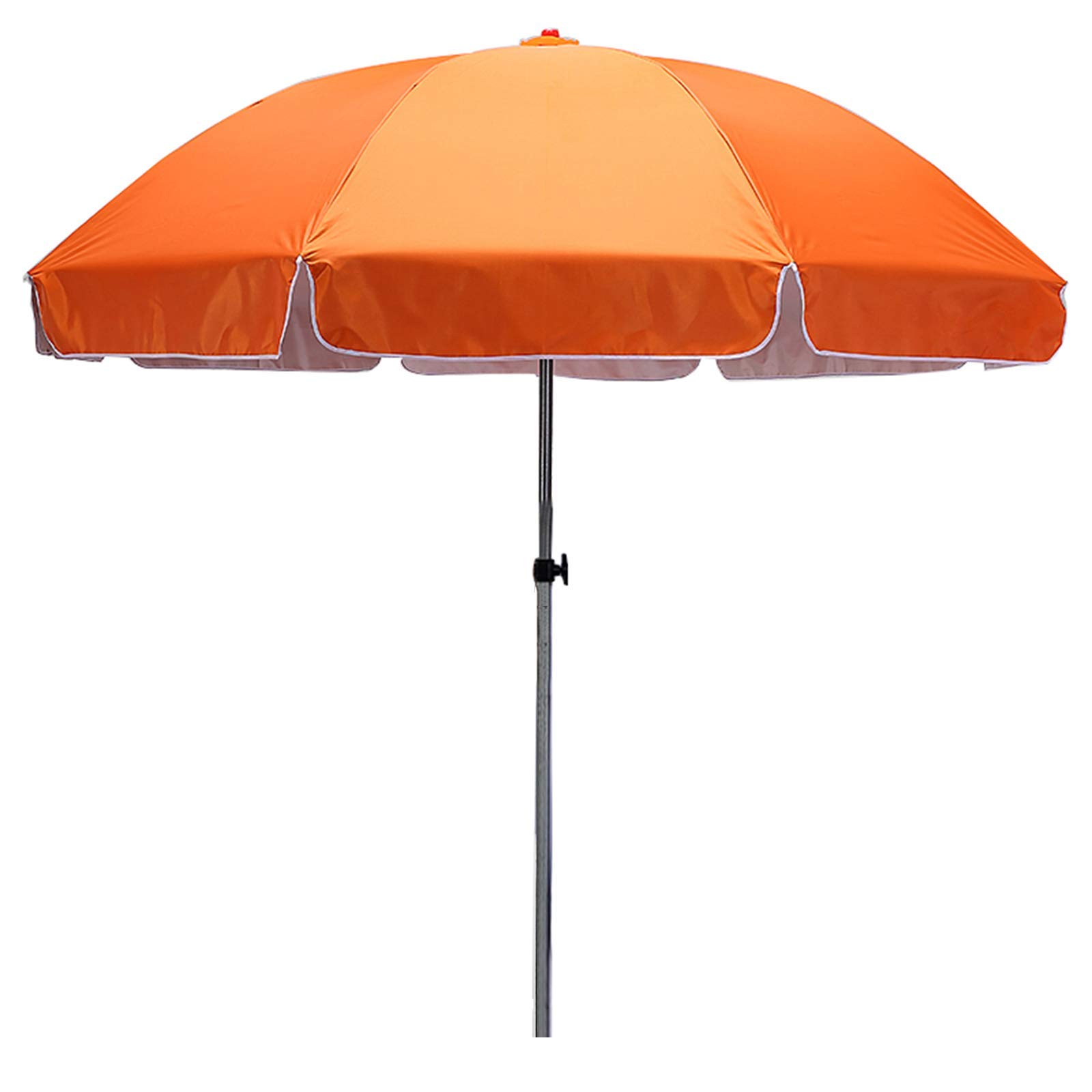 KIRLULU Sombrilla Sombrilla de Playa Sombrilla de jardín con Poste Ajustable de 240 cm, 8 Varillas y 8 Superficies de sombrilla, para Jardines, terrazas, Patios y Piscinas