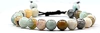 Vista 63 de Amazing Gemstone Crystal Bracelet for Women Men's Gifts - Protection Healing Crystal Bracelet - 8mm Gemstone Beaded Adjustable Bracelet Pulseras