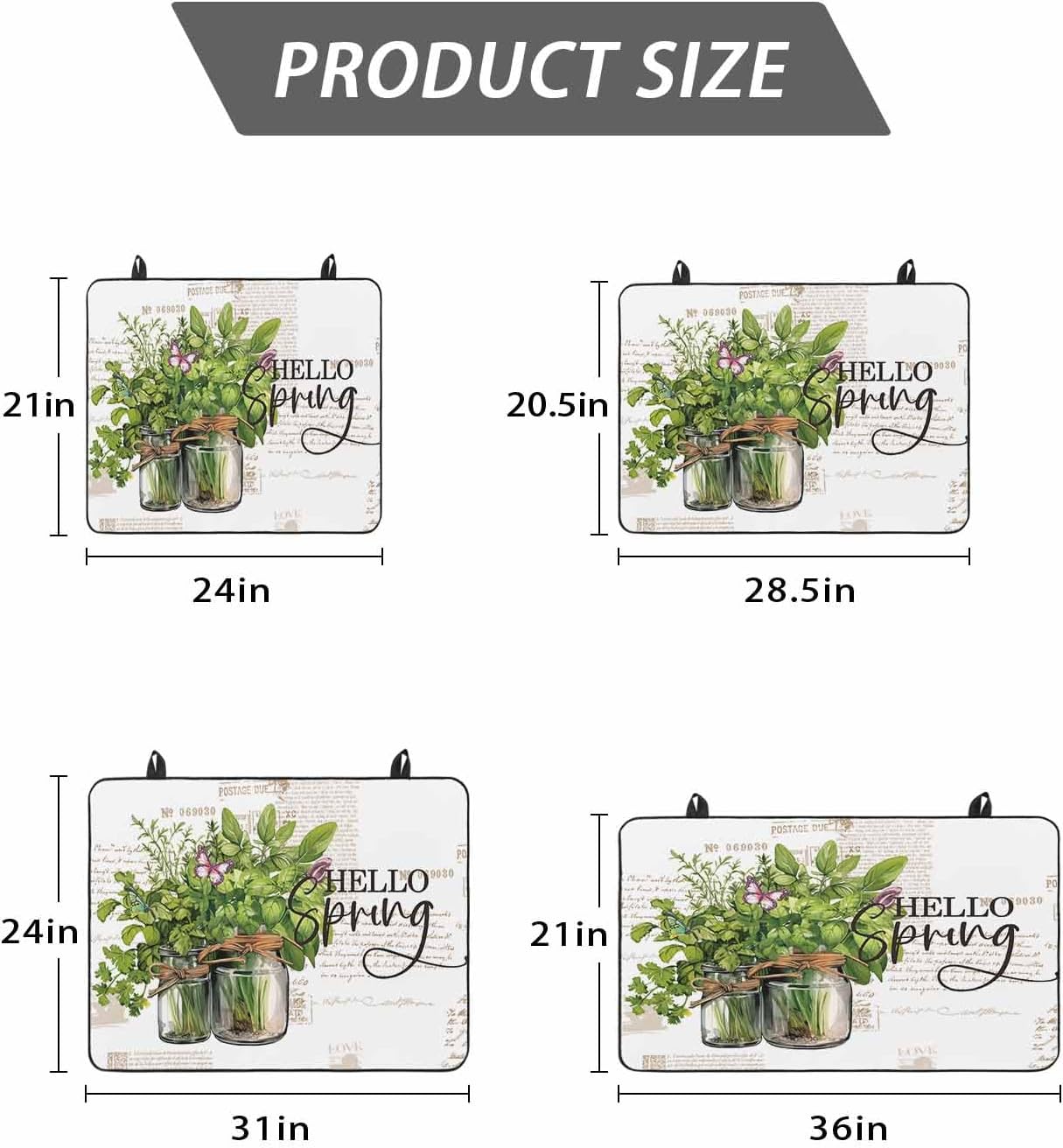 Stove Cover for Electric Stove 36x21 Inch Butterfly Leaves Branch Stove Top Cover Plant Jar Nature Glass Cooktop Covers Anti-Slip & Heat Resistant Countertop Protector Home Kitchen Decor