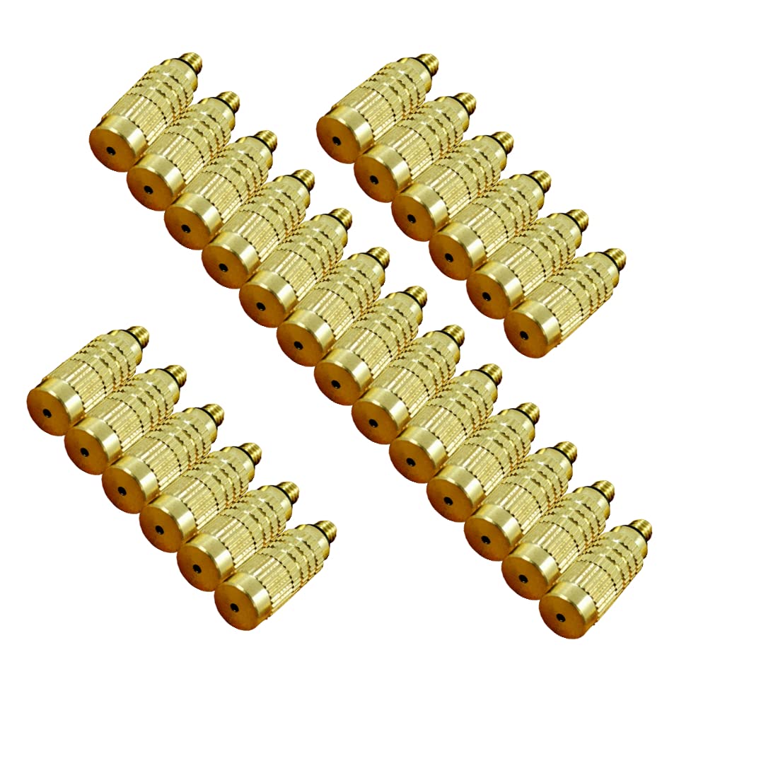 Khanjan Brass 1 mm Fog Sprayer Heads Nozzle for Sanitize Mist Nozzle Sprinkler Lawn Garden Water 3/16” Threaded Fog Mist Nozzle Misting Fogging Spray Greenhouse Culling (25) (B0953Z5GF2) Amazon Price History, Amazon Price Tracker