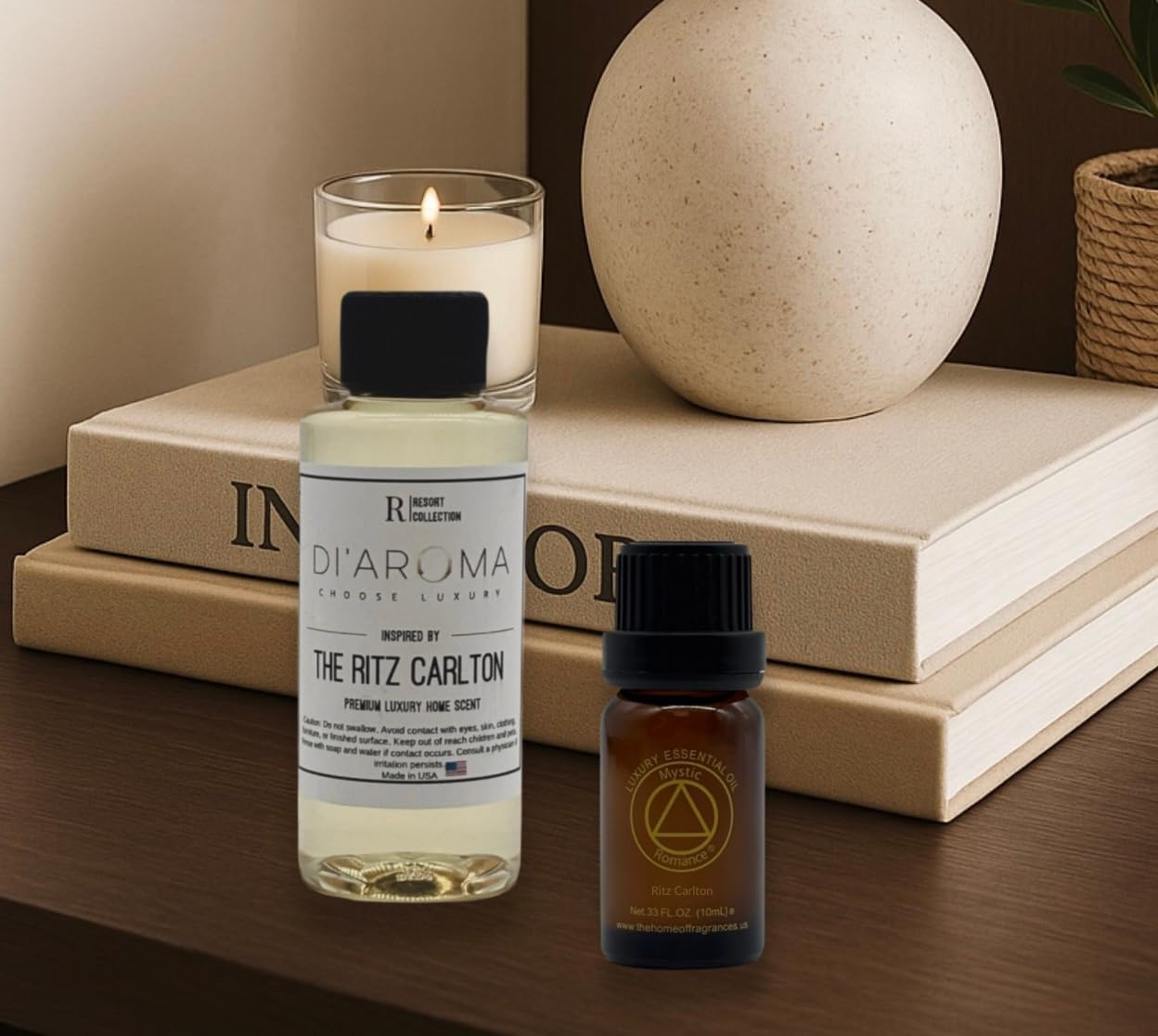 Mystic Romance Hotel Diffuser Oil Inspired by The Ritz Carlton Signature Scent - 2 Fl Oz, 60ml Premium Fragrance Oil for Ultrasonic and Waterless Diffusers and Crafting (60ml, 2 Fl Oz) - Image 5