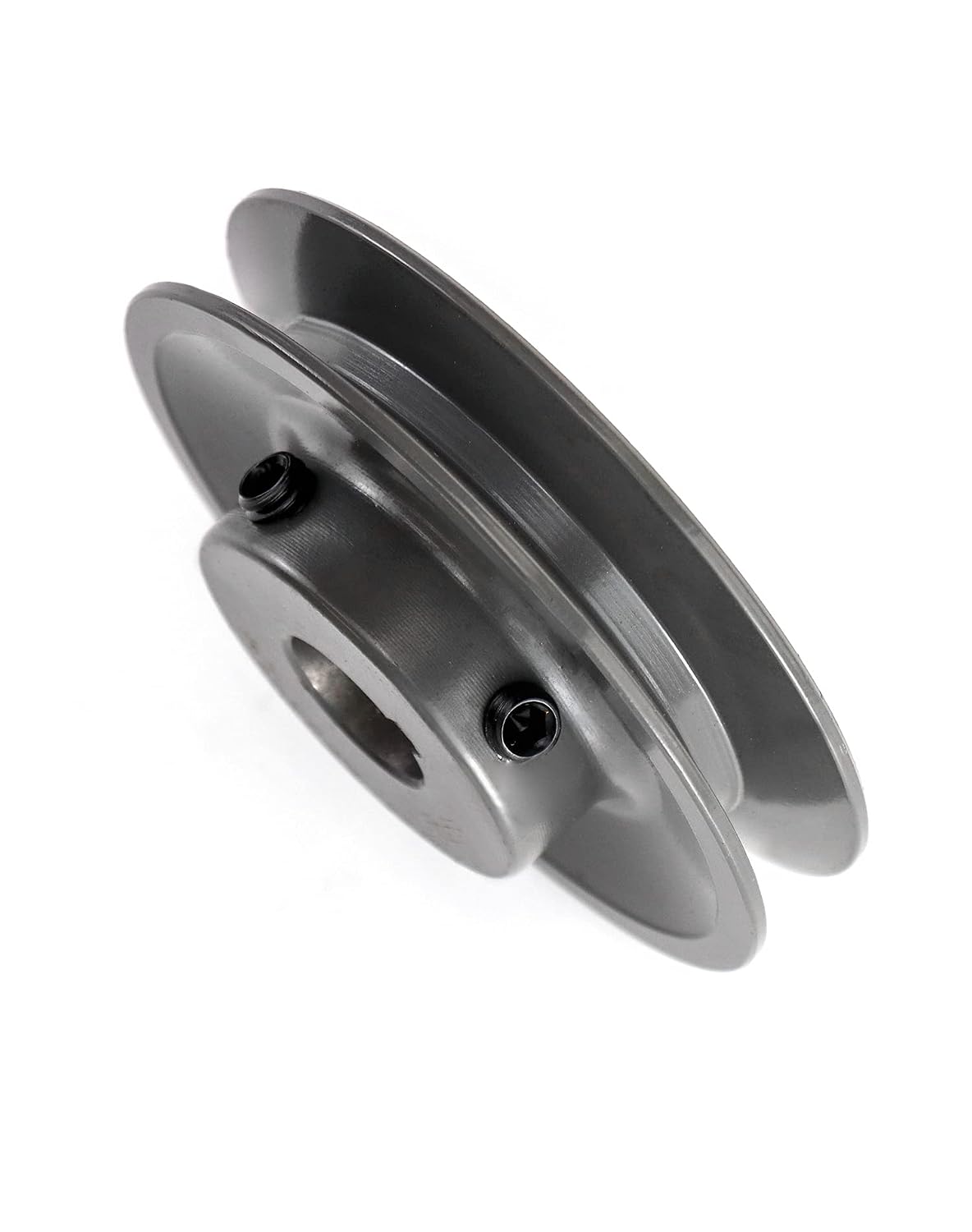 QWORK AK3534 Single Groove Web Sheaves, 3.55" OD 3/4" Bore V-Belt Sheave, A Belt Section, Cast Iron,for V-Belt