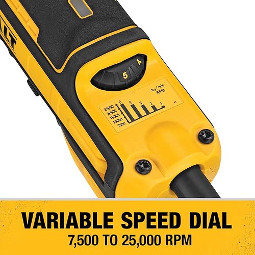 Miniatura 3 de DEWALT Amoladora de troquel, sin escobillas, velocidad variable, interruptor de paleta con bloqueo, 2 pulgadas (DWE4997VS)