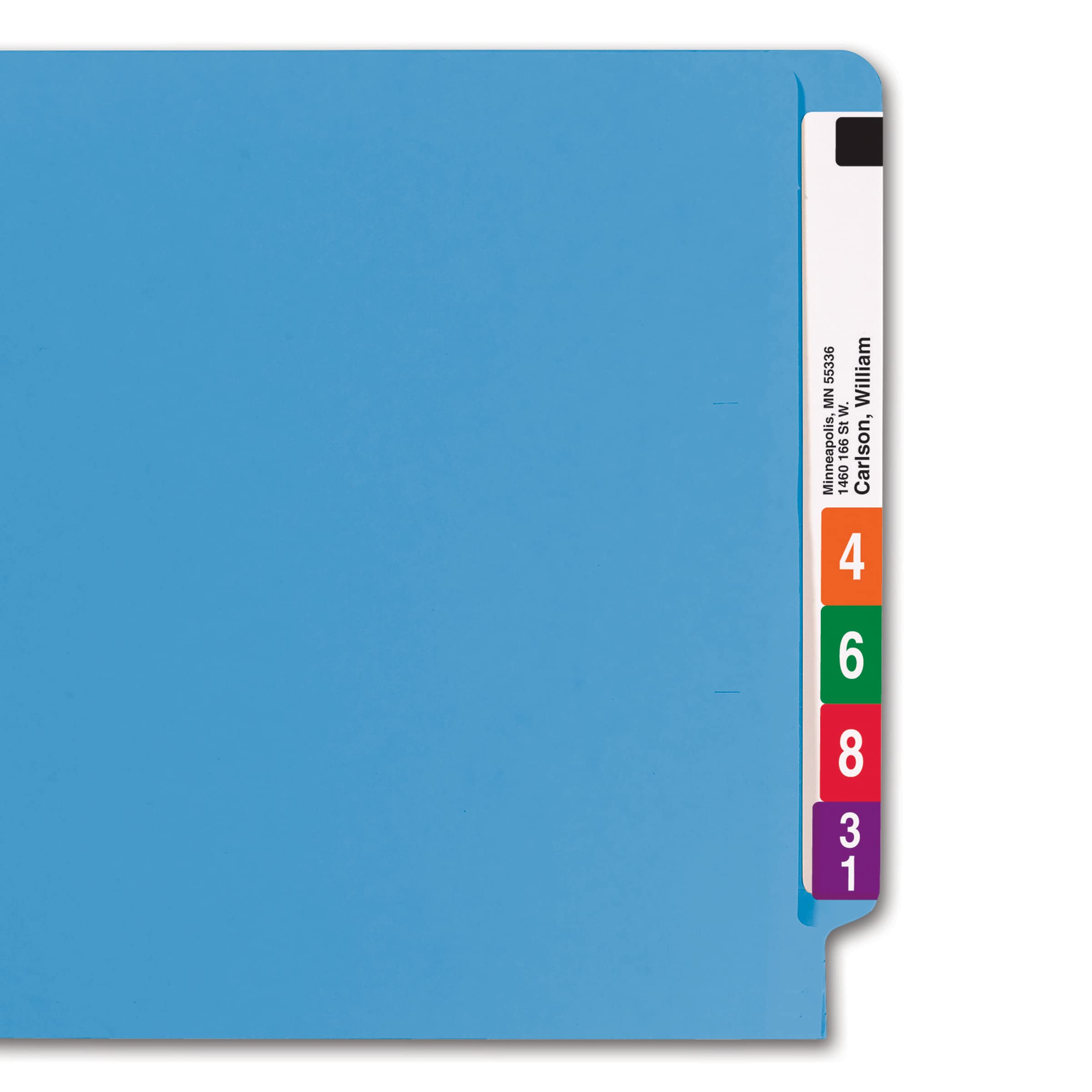 Snapklik.com : Smead End Tab File Folder, Shelf-Master Reinforced ...