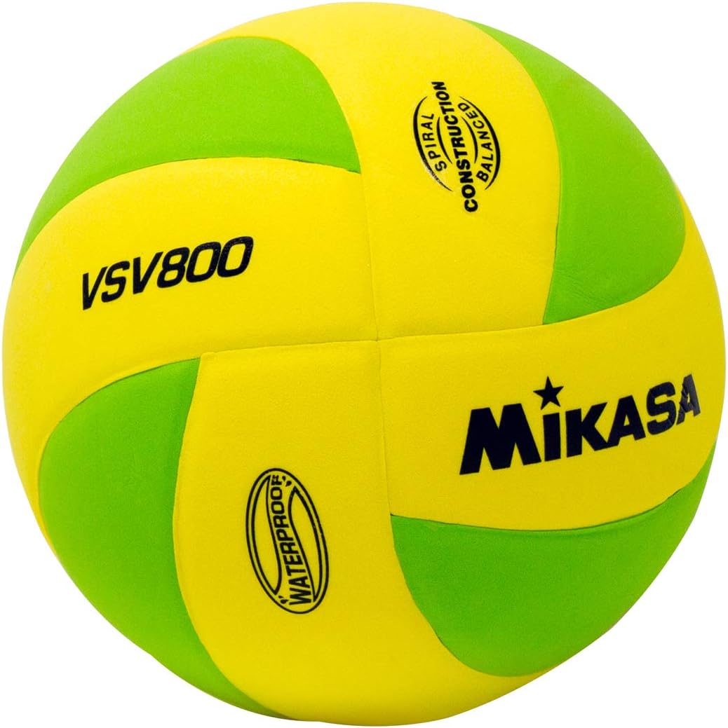 Mikasa Ultra Soft Squish Volleyball, Yellow/Green : Sports & Outdoors