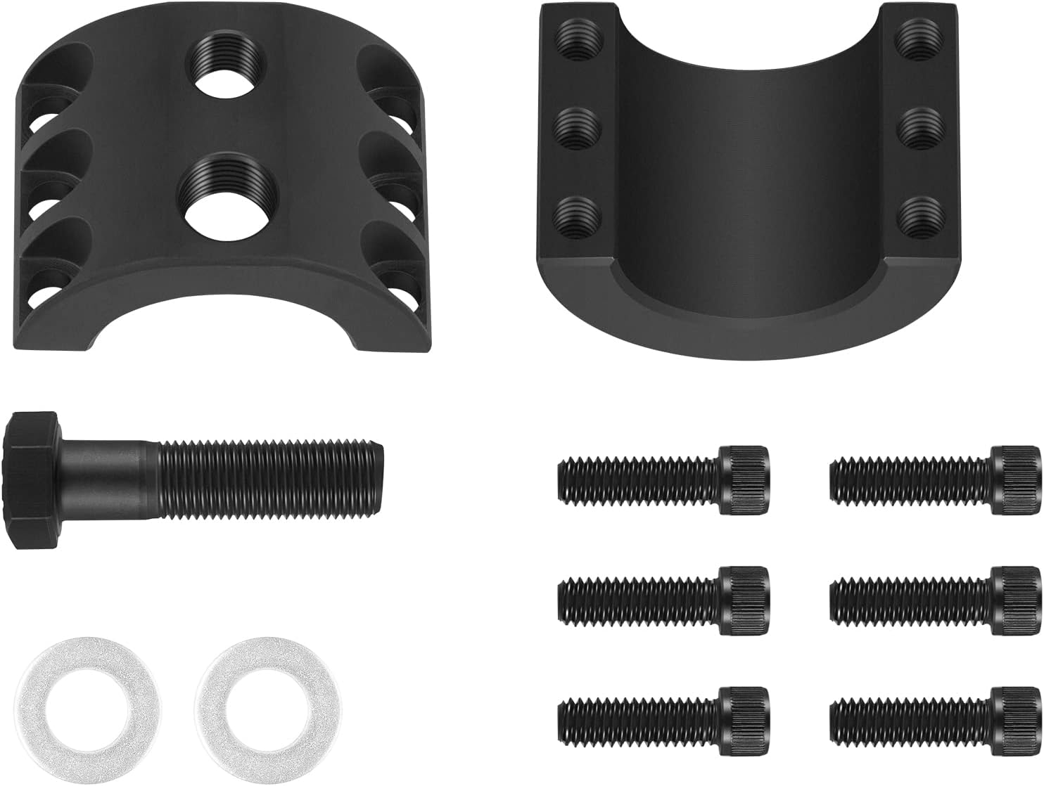 4050-63 Steering Stabilizer Tie Rod Clamp Fits for Jeep Wrangler JL JLU Gladiator JT 1-5/8" Dia(OEM Tie Rod))