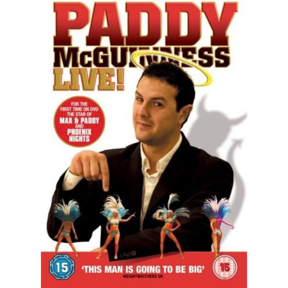 PADDY McGUINNESS LIVE UK DVD NEW AND SEALED