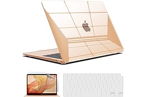 IBENZER Crystal Clear Case for 2022-2020 MacBook Air M1 13 Inch