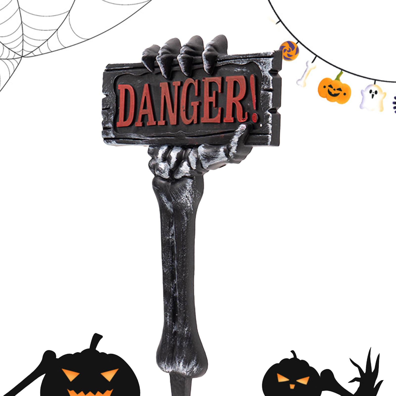 Carteles mano esqueleto suelo para ambientar su jardín en Halloween