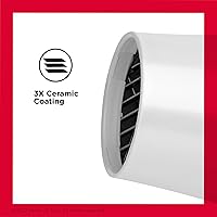 Vista 2 de REVLON Aumento de volumen, secador de pelo con difusor de mejora de rizos, aumenta el volumen, disminuye el encrespamiento y los daños, secado