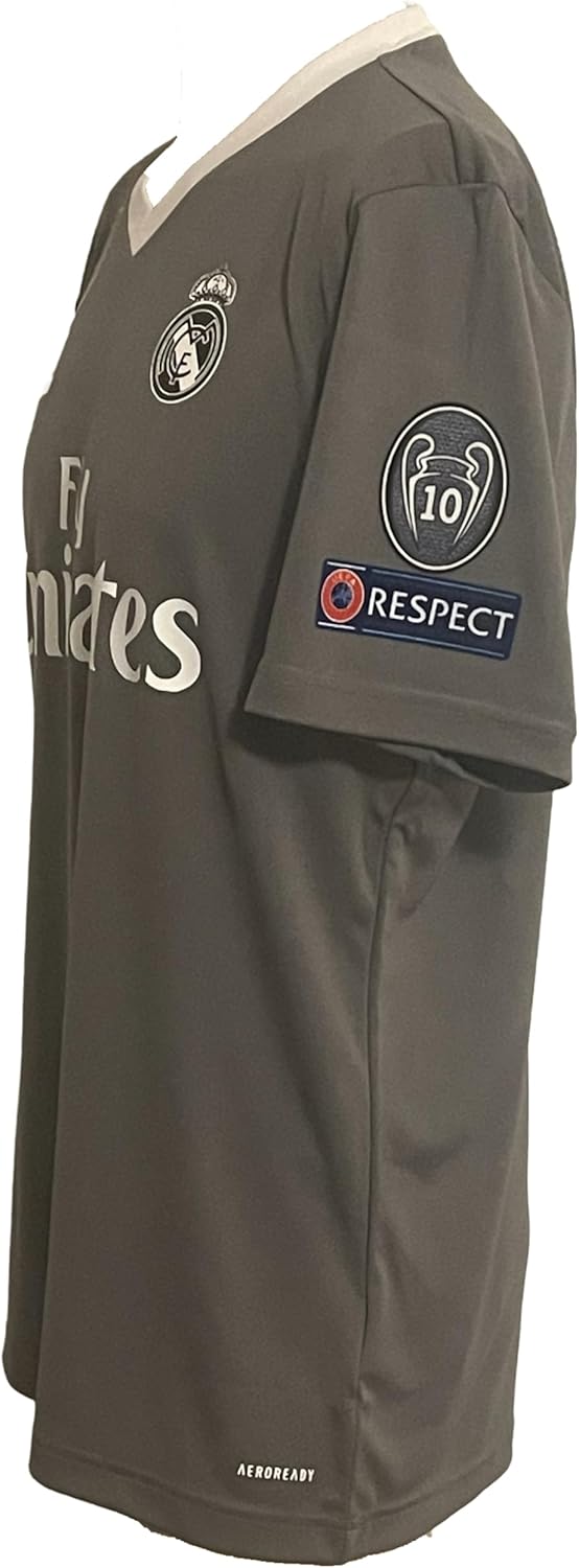 Madrid Ronaldo Soccer Football Club Team 2014 Gray Mens Size XL Jersey - Image 3