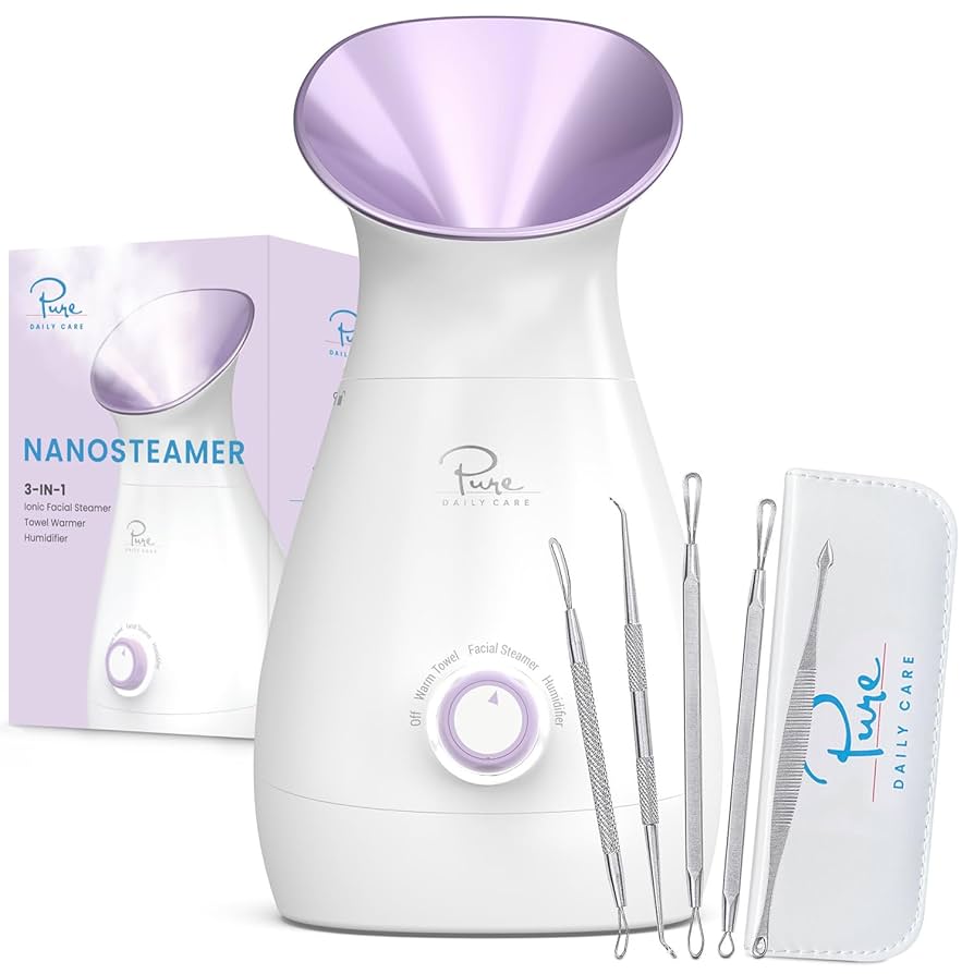 【新品未使用】Facial Cleansing Nano Steamer Amazon.com: NanoSteamer Large 3-in-1 Nano Ionic Facial