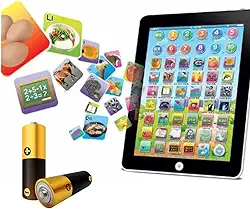 Tablet Infantil Didático Interativo Bilingue Azul