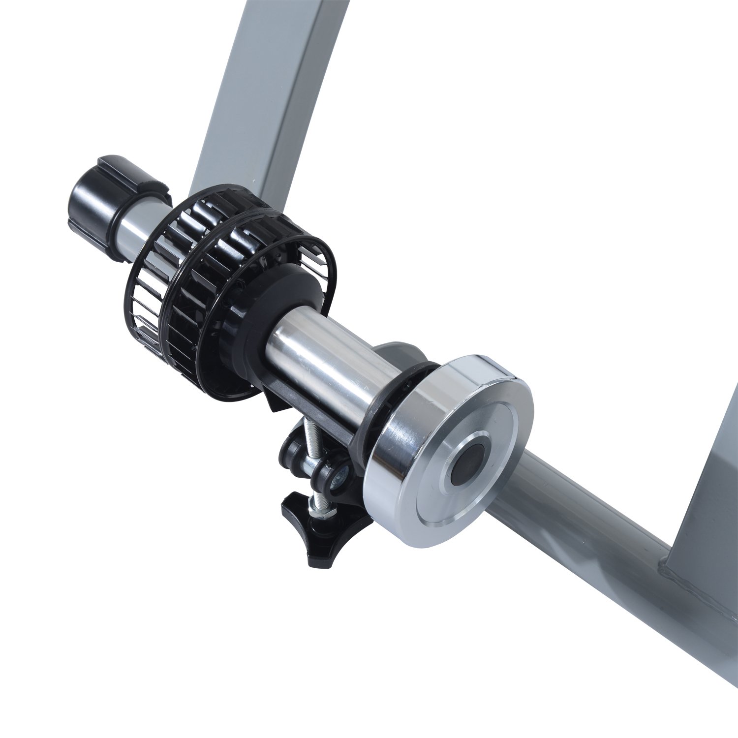 HOMCOM Home Trainer vélo Support d'entrainement Pliable pour vélo de Route VTT Acier