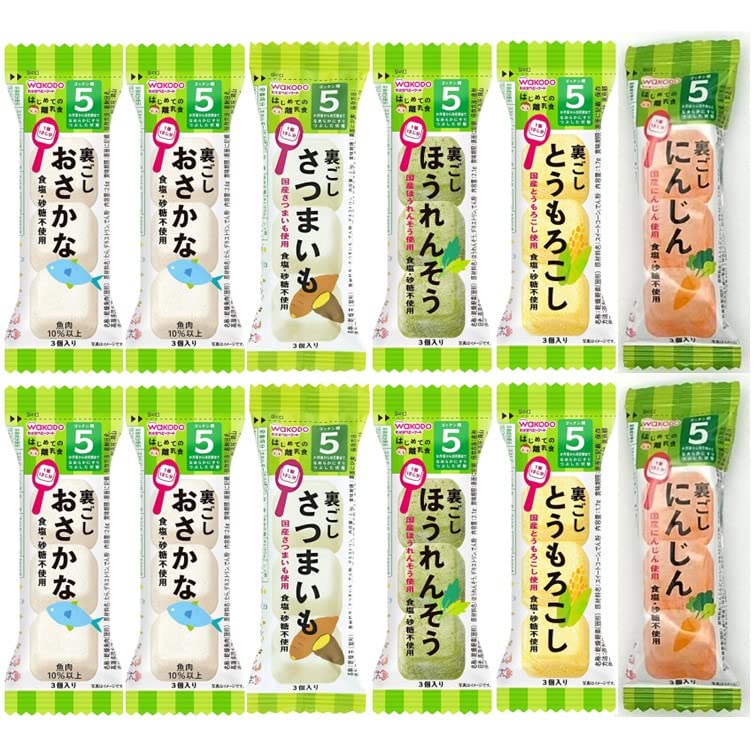 Amazon | はじめての離乳食 5種 アソート セット 5か月頃から はじめて