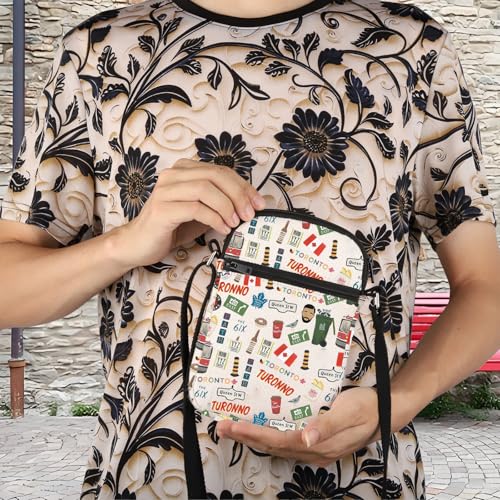 Toronto Canada Travel Crossbody Bag Toronto Souvenirs Gift Toronto Canadian Shoulder Bag Vocation Gifts Honeymoon Gift4