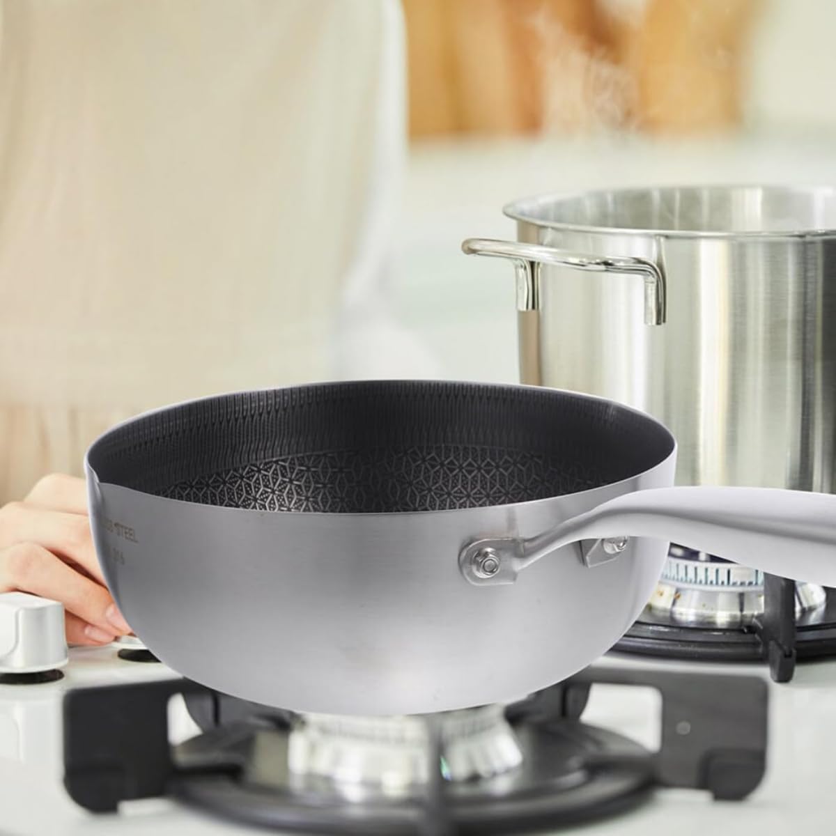 オーブンセーフスキレット 20cm 【ステンレスリッドセット】[メタル