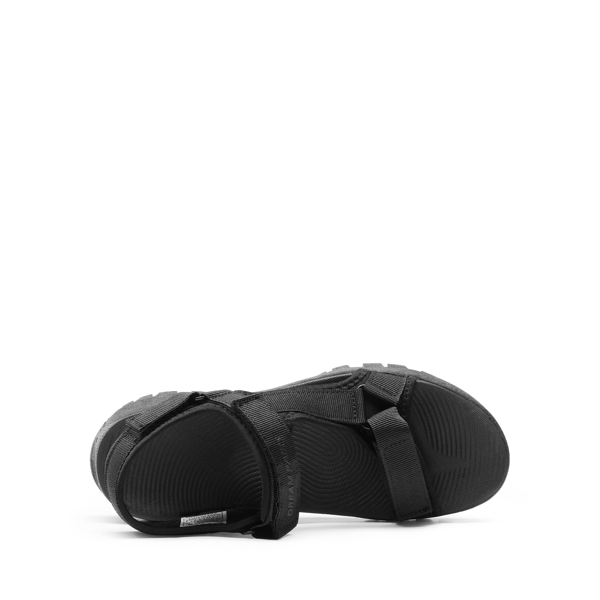 DREAM PAIRS Sandales de Sport et D'extérieur Femme Sandales Flat Sandales de Sport Femme Trekking Outdoor,Size 41,Tout Noir,SDSA2320W-E