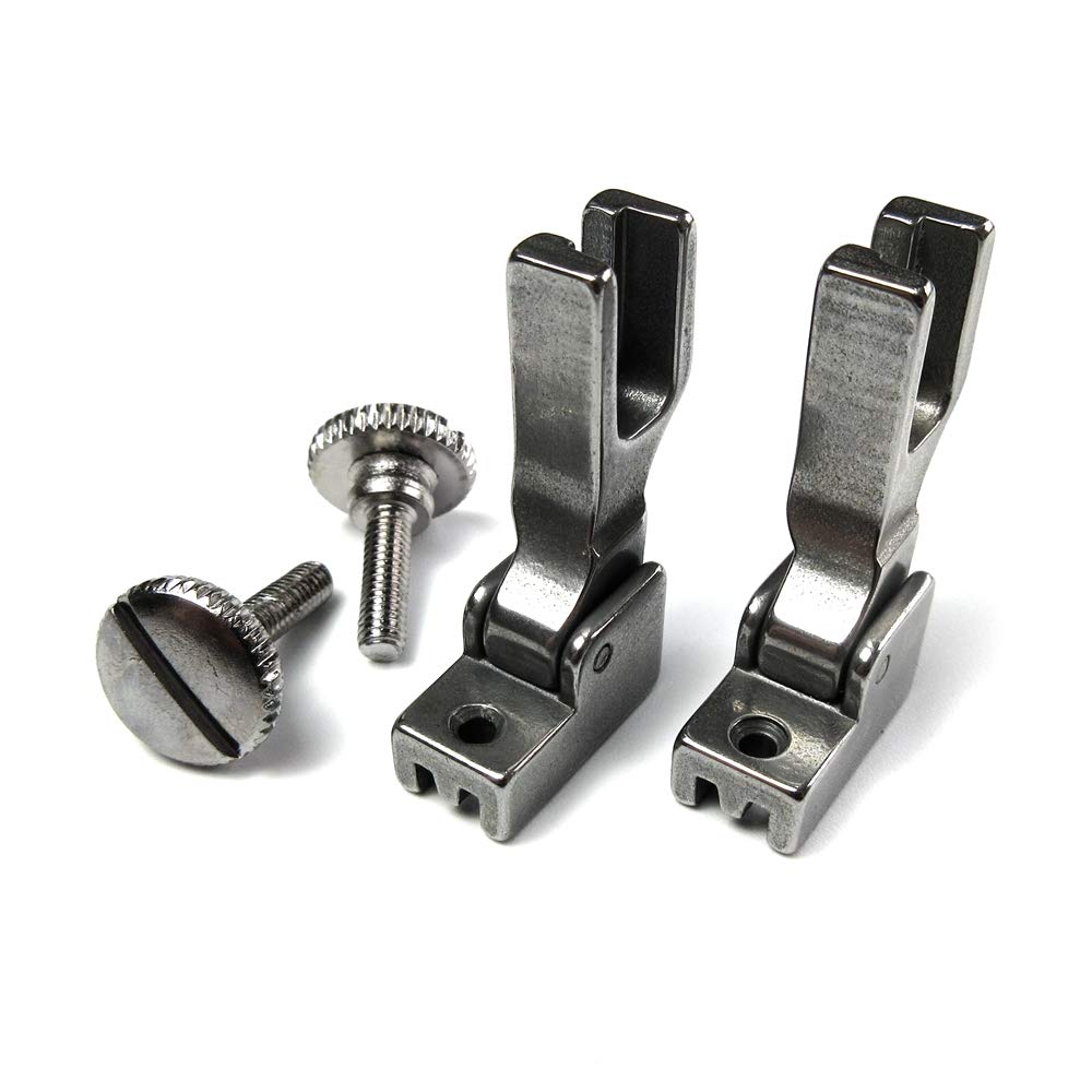 Evernice 2 Sets Invisible Zipper Presser Foot For Singer 20U-11 13 20U-23 33 20U-43 53