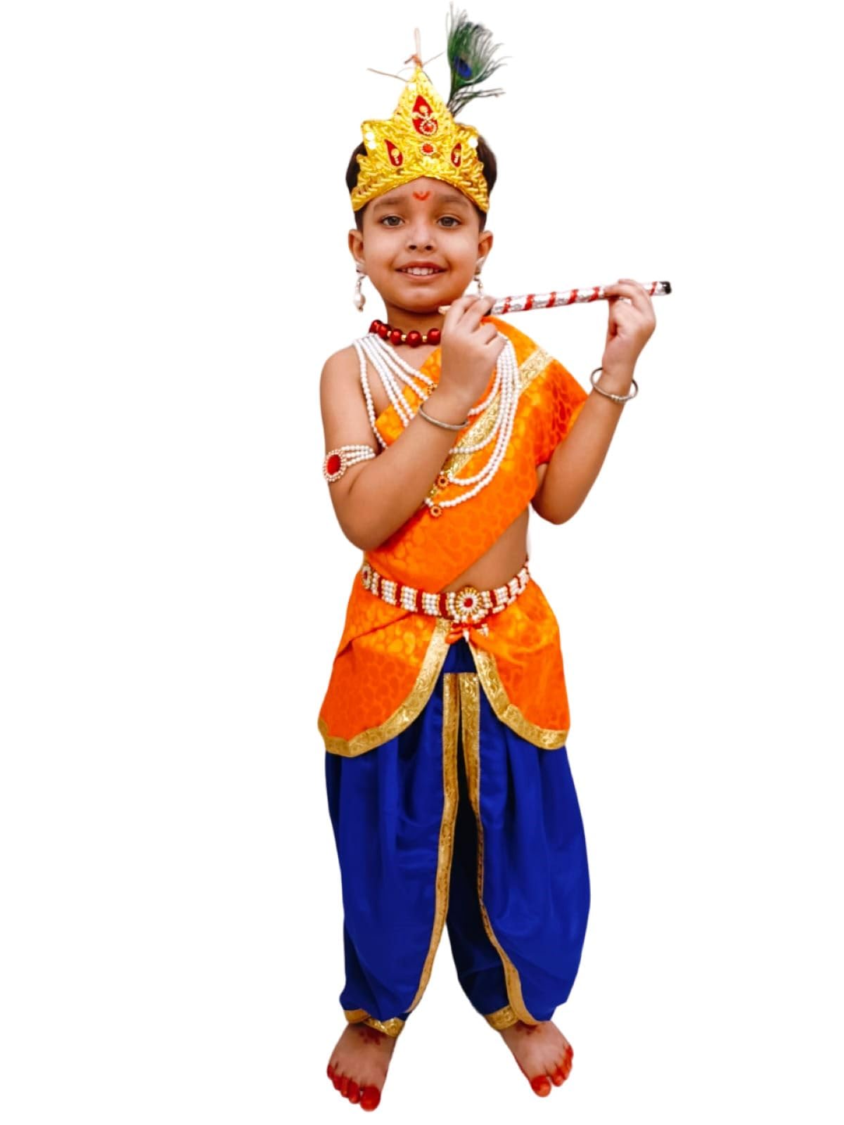 See full amazon price history chart for BookMyCostume Krishna Costume with Heavy Jewellery and Mukut Set - Janmashtami Premium Dress for Baby Kanha Boys & Girls - Blue & Orange 3-4 Years BookMyCostume Krishna Costume with Heavy Jewellery and Mukut Set - Janmashtami Premium Dress for Baby Kanha Boys & Girls - Blue & Orange 3-4 Years (B0D7SLK3NN) Amazon Price History, Amazon Price Tracker