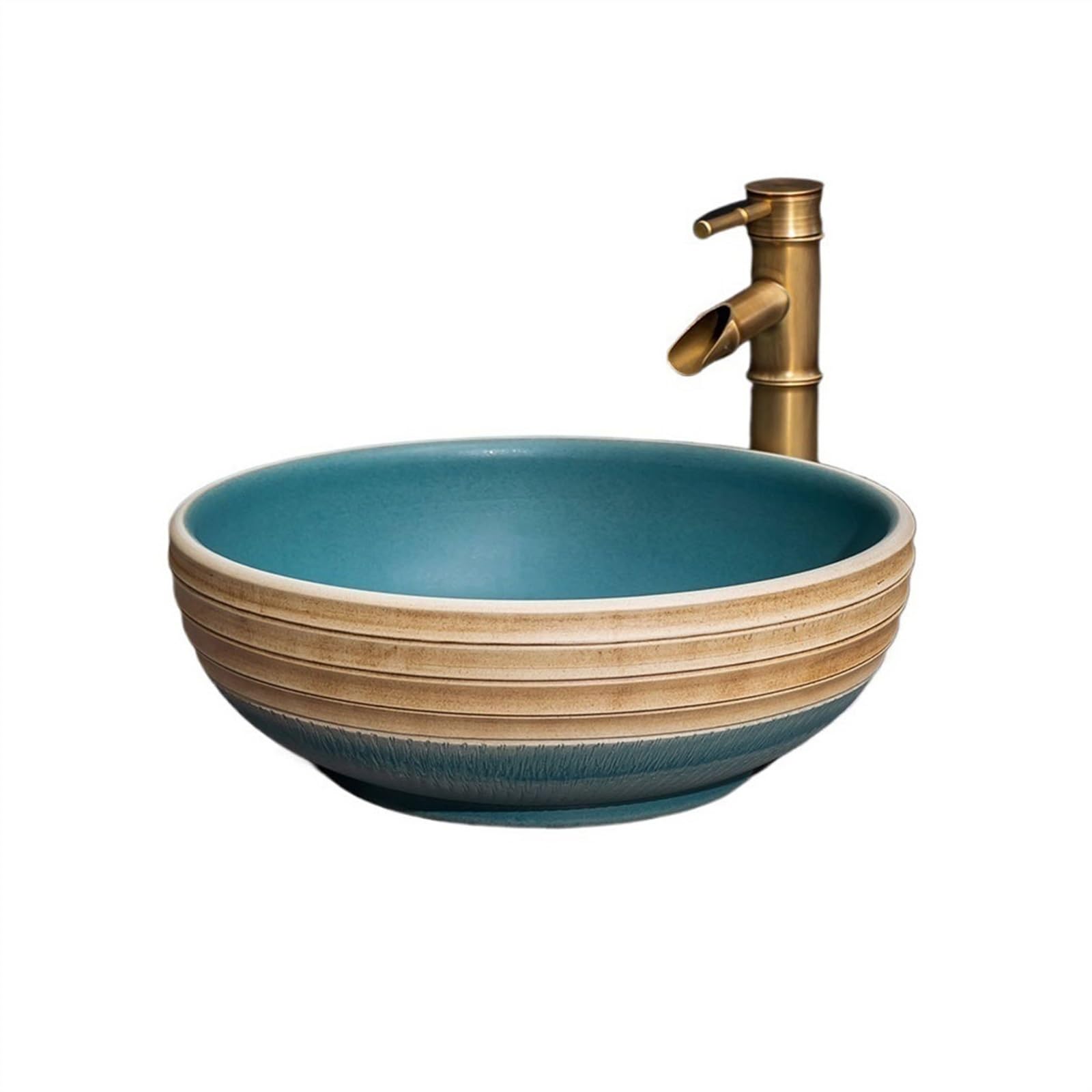 Aioneer Bathroom Sink Hand Basin Household Bathroom Washbasin Hotel Washbasin Balcony Ceramic Chinese Countertop Basin Lavatory Vanity