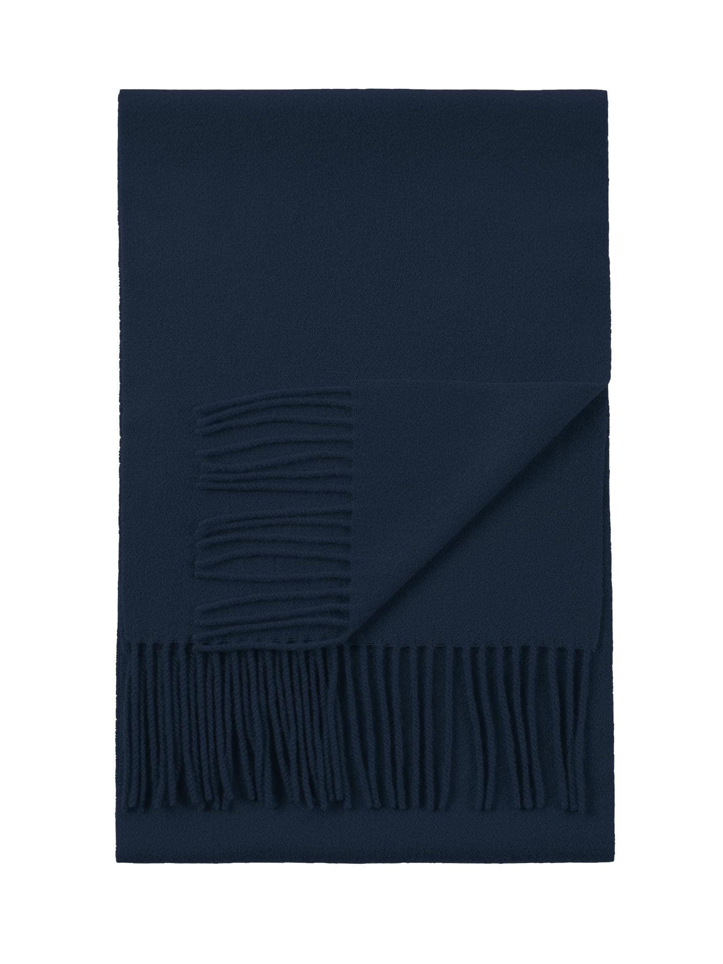 Herrenschal Kaschmirschal Herren Schal Wolle Kaschmir Cashmereschal Winterschal Wollschal - Blau Marine