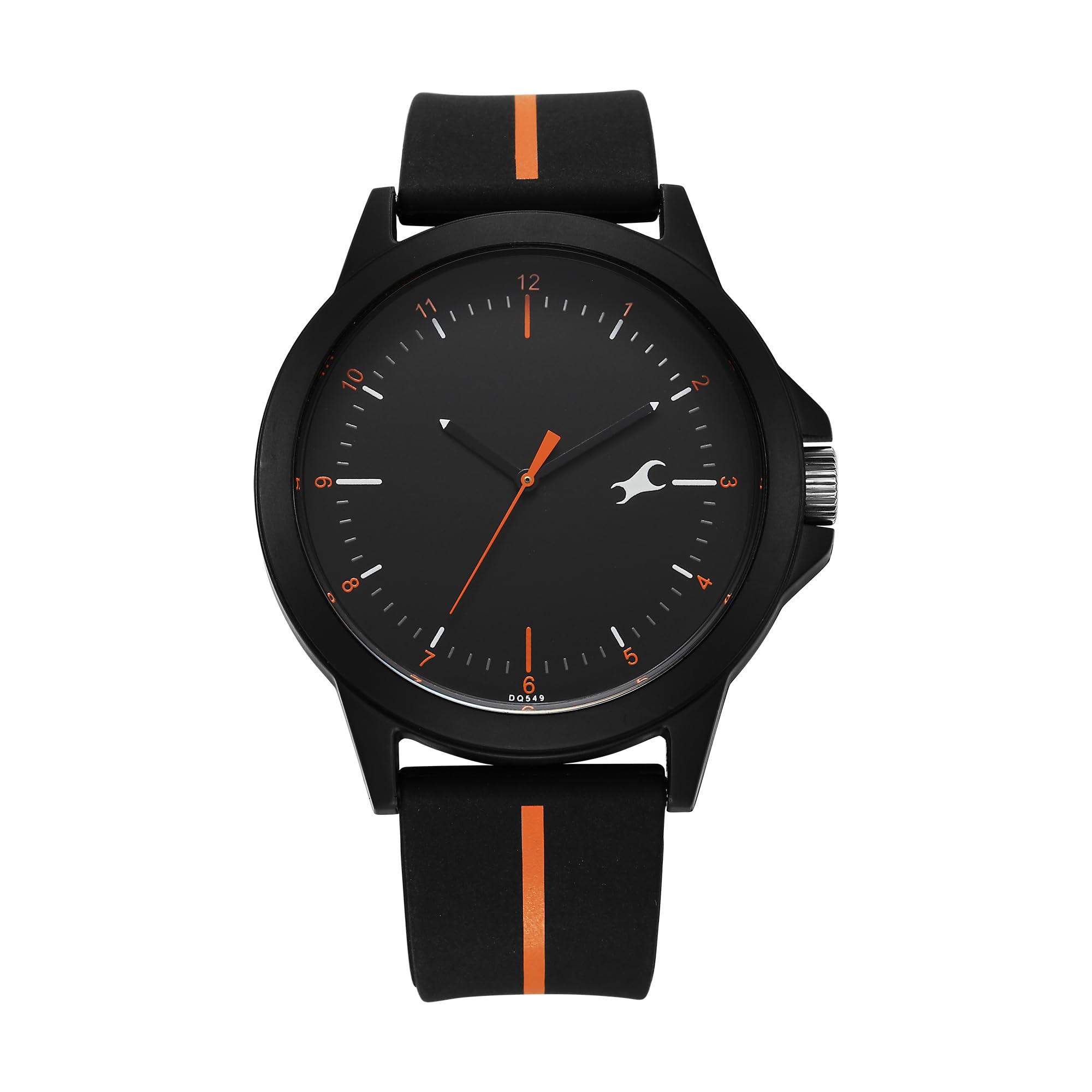 Tees Urbanique Quartz Analog Black Dial Silicon Strap Watch for Unisex-38024PP79W/NT38024PP79W-image-20