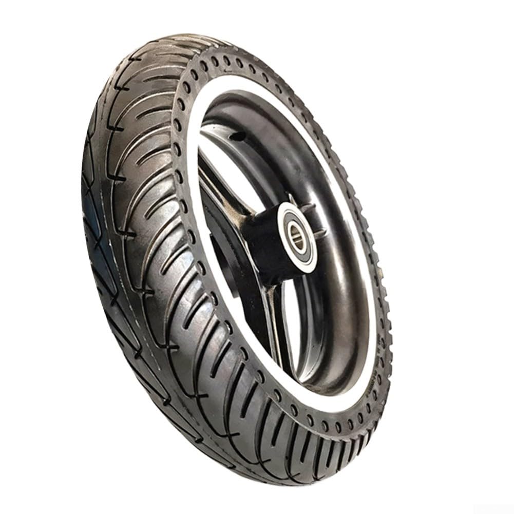 Rueda sin cámara de 8,5 x 2, opción confiable para Scooter eléctrico, llanta sólida sin neumáticos, Rueda Completa con Conjunto de buje (A 12 mm)