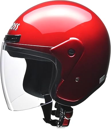 Amazon リード工業 Lead Cross Cr 7 ジェットヘルメット キャンディーレッド Free 頭囲 57cm 60cm未満 車 バイク 車 バイク