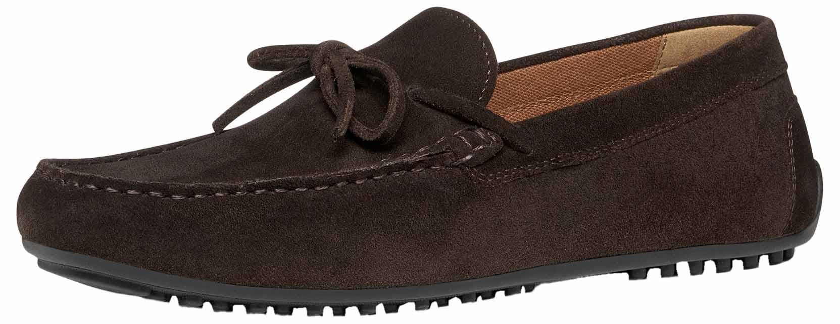 Geox Men's U ISTRIA A Moccasin, Dark Brown, 43 EU