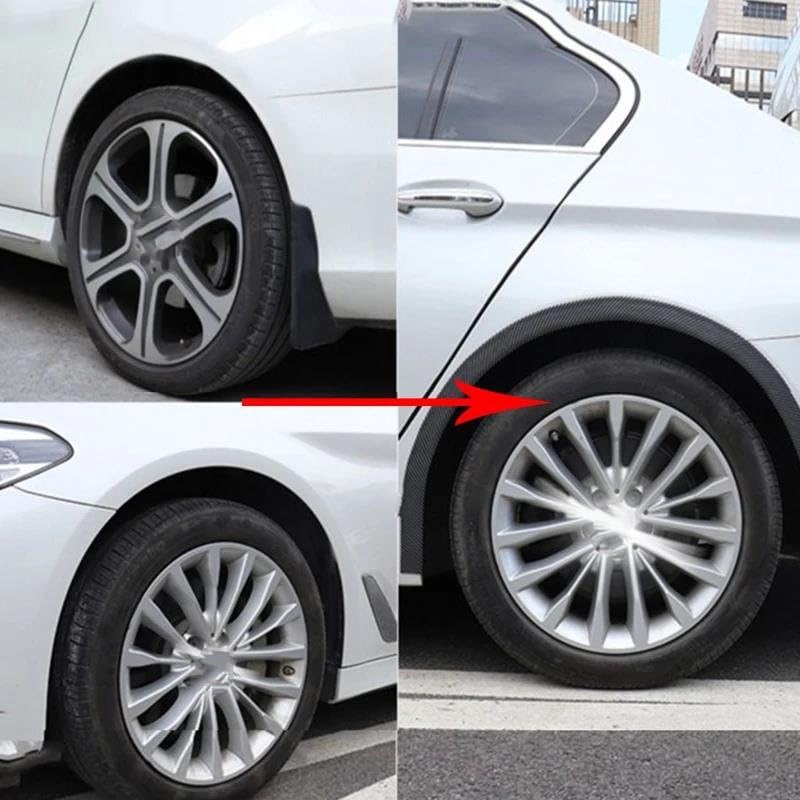 Protector de carrocería negro para resguardar los pasos de rueda 2