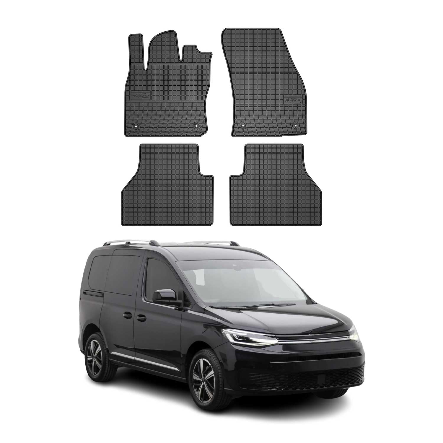Tapis Conducteur Fortuna Pour : Volkswagen Caddy IV Combivan (2020