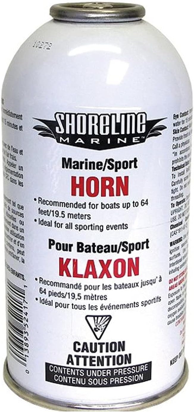 Shoreline Marine Air Horns | 120 Decibels Sound, Audible Up to 1 Mile : Sports & Outdoors