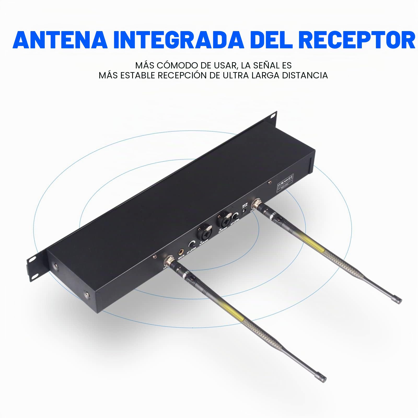 D Debra Audio Pro ER-202 UHF Sistema de Monitor intraauricular inalámbrico de un Solo Canal con transmisor y Receptor para Escenario, Estudio de grabación, músicos (4 bodypack con transmisor)