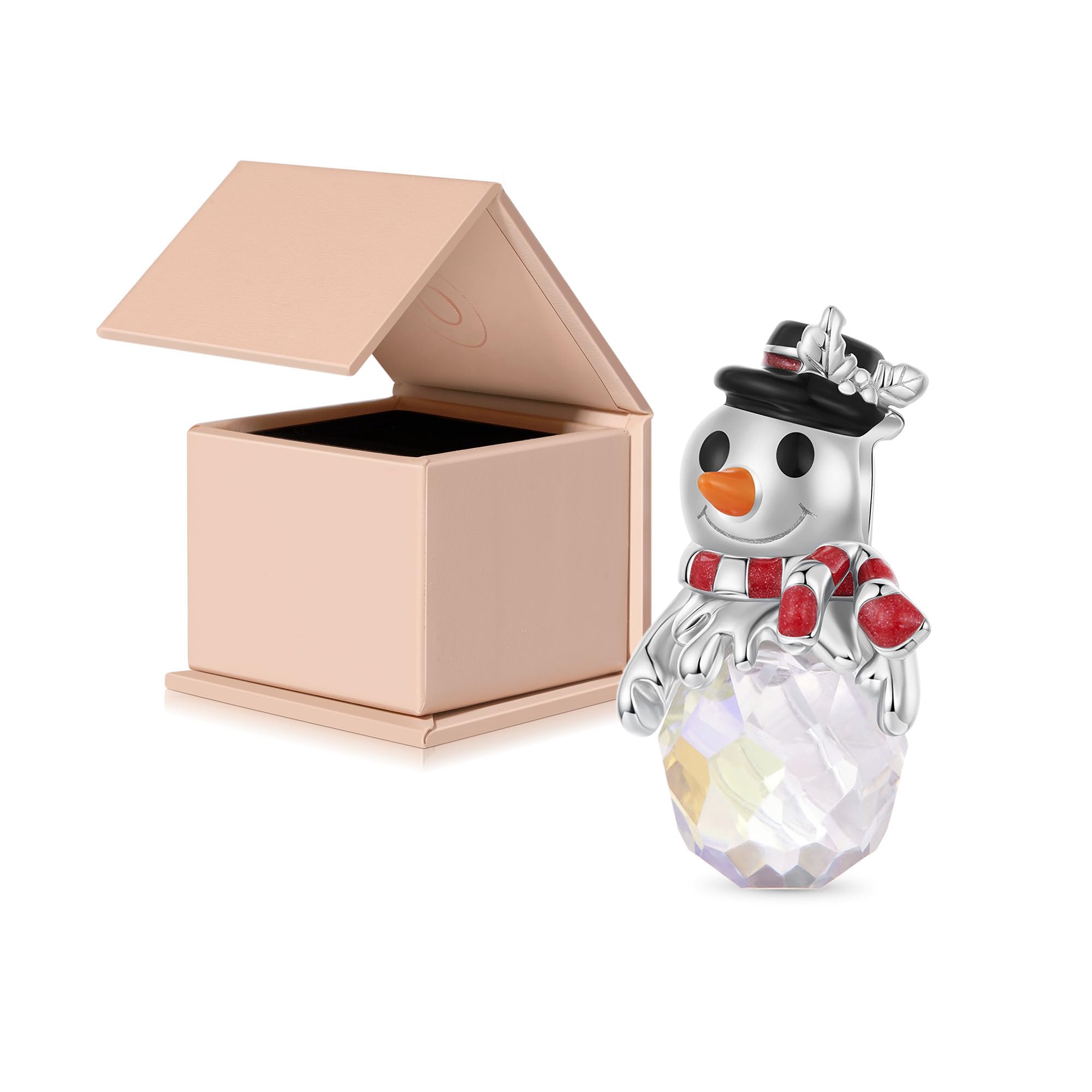 GNOCE Christmas Charm Sterling Silver Pendant Bead