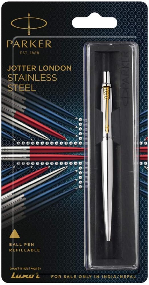 Jotter Stainless Steel Gold Trim Ball Pen Pr8265012