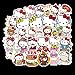 XIAMU Cute Dibujos Animados Hello Kitty Pegatinas niños monopatín Guitarra Maleta Ordenador teléfono Pegatinas Decorativas 100 Zhang