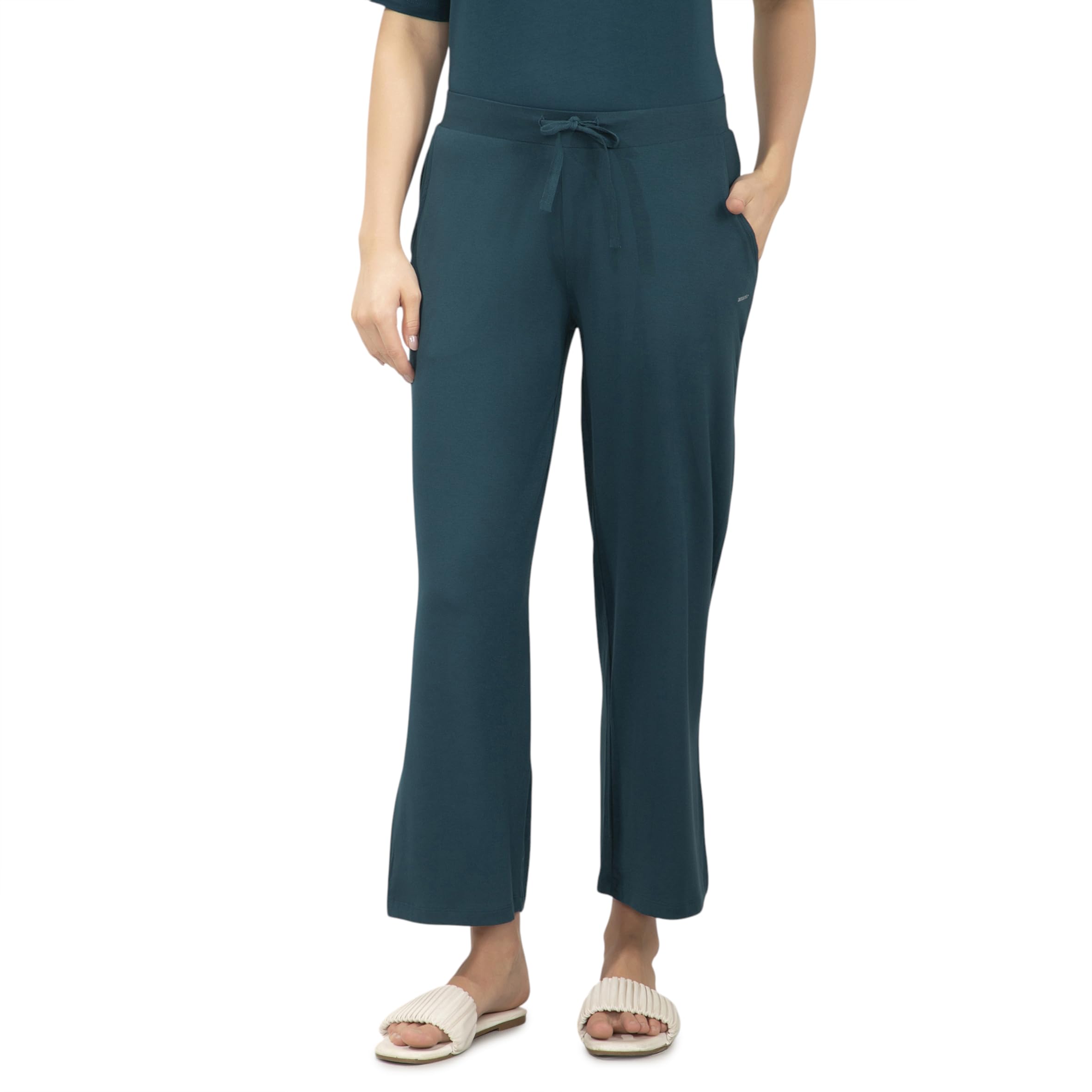 Women High rise Solid Flared Pants-image-41