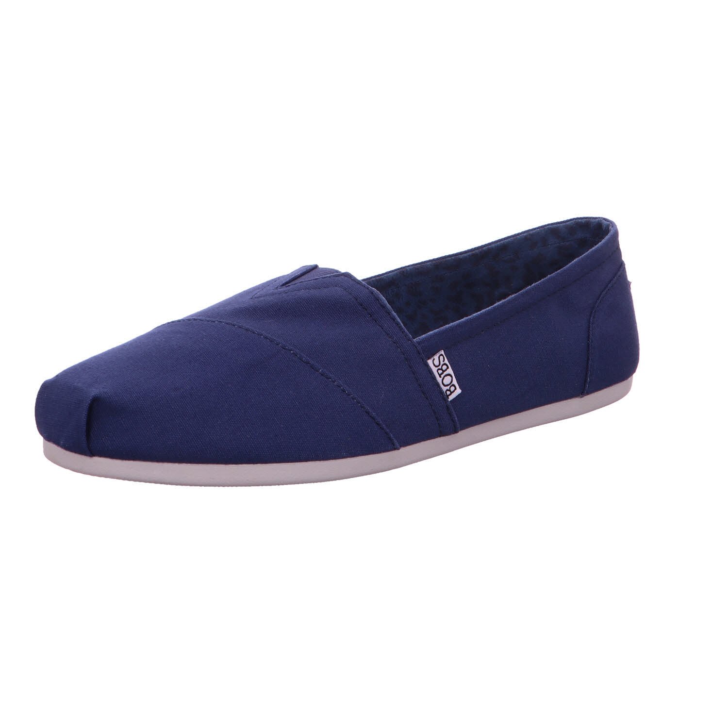 SkechersWomen's Bobs Plush-Peace & Love Ballet Flat, NVY-Navy, 6