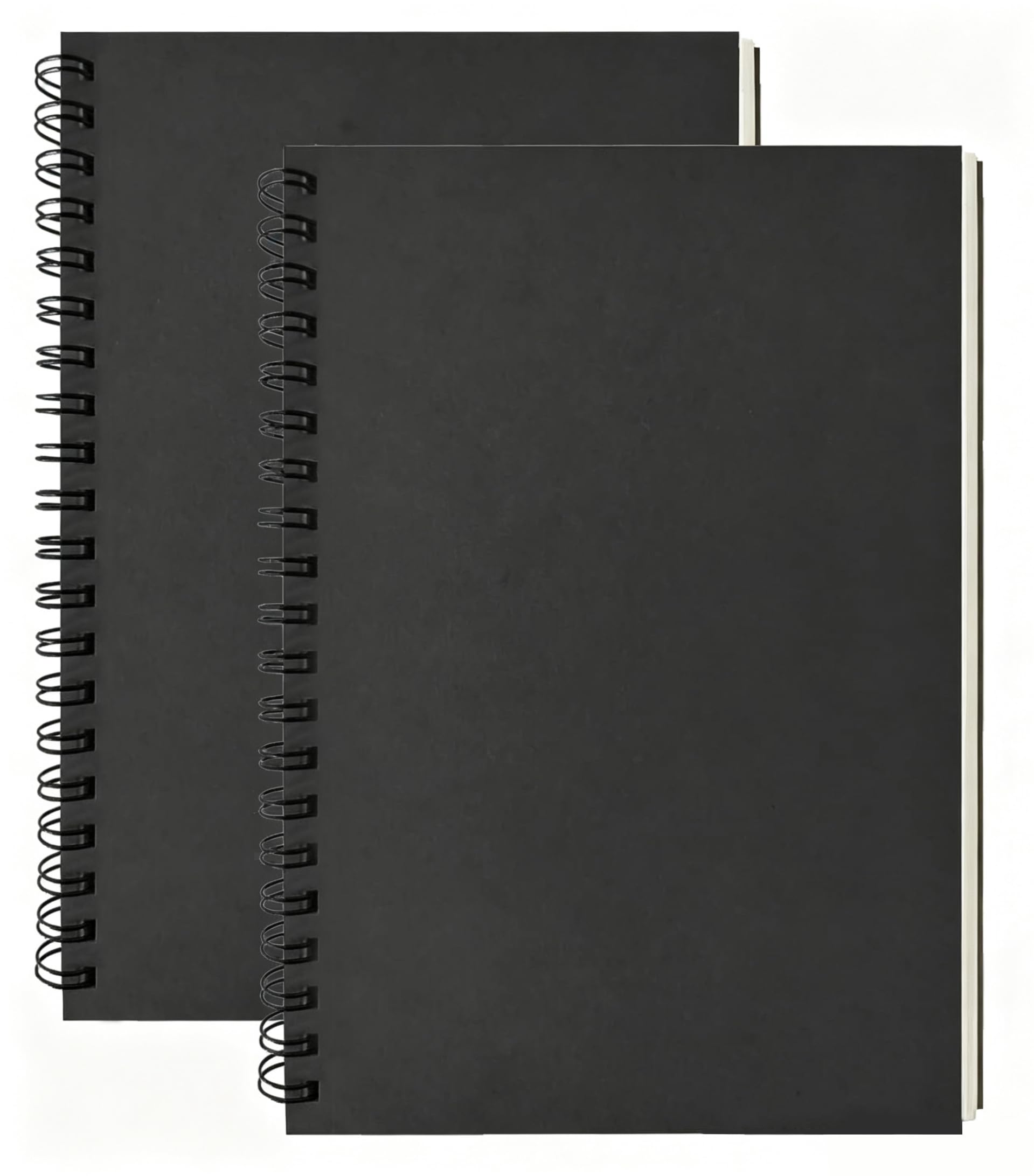 2Pack A5 Sketchbook 160Gsm Thick Paper Drawing Pad 30 Sheets Sketch Books Spiral Bound Premium Catridge Paper(2A5)